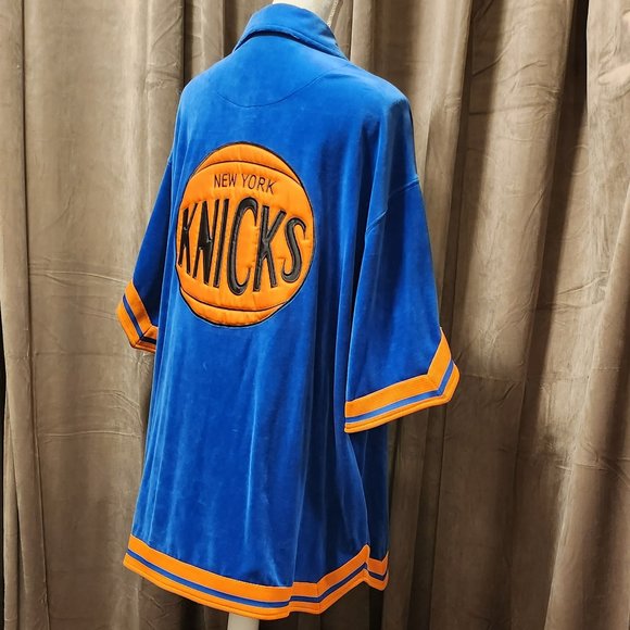 RARE Men's Vintage NBA Knicks Velour Warmup Suit - XXL - Picture 4 of 15